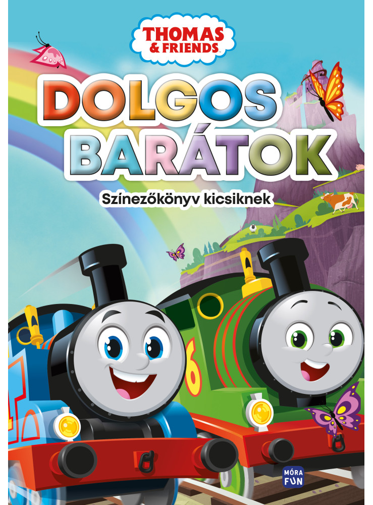 DOLGOS BARÁTOK - SZÍNEZŐKÖNYV KICSIKNEK - THOMAS &FRIENDS
