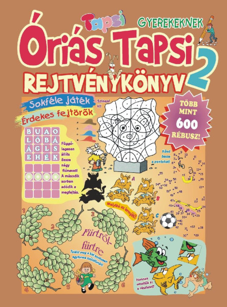 ÓRIÁS TAPSI - REJTVÉNYKÖNYV 2.
