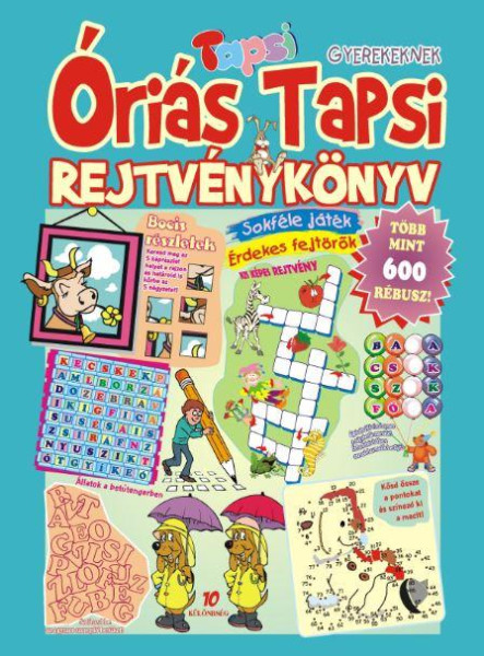 ÓRIÁS TAPSI - REJTVÉNYKÖNYV
