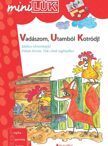 VADÁSZOM, UTAMBÓL KOTRÓDJ! - JÁTÉKOS OLVASÓNAPLÓ - MINILÜK piros