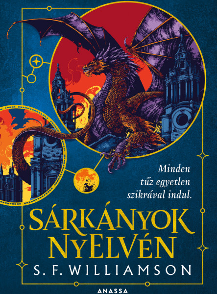 SÁRKÁNYOK NYELVÉN - KÖTÖTT - ÉLFESTETT