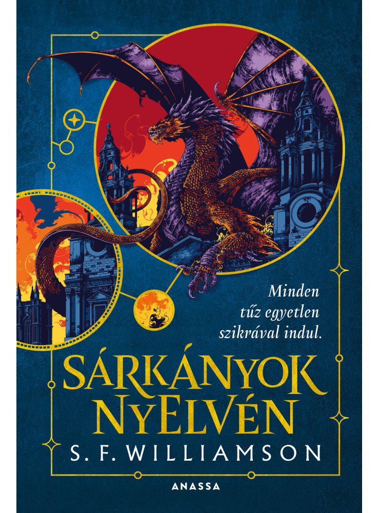 SÁRKÁNYOK NYELVÉN - KÖTÖTT - ÉLFESTETT SÁRKÁNYOK NYELVÉN - KÖTÖTT - ÉLFESTETT