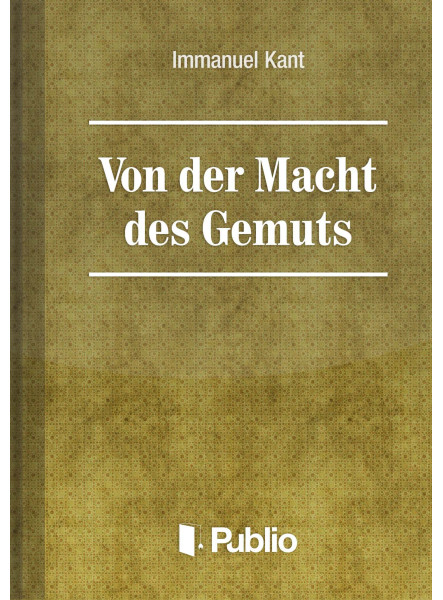 Von der Macht des Gemüts (ekönyv)