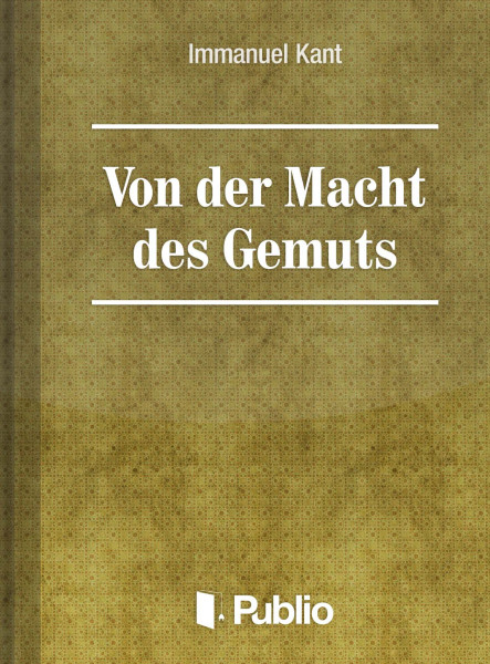 Von der Macht des Gemüts (ekönyv)