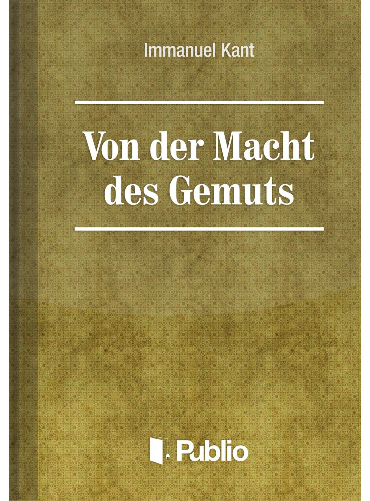Von der Macht des Gemüts (ekönyv)