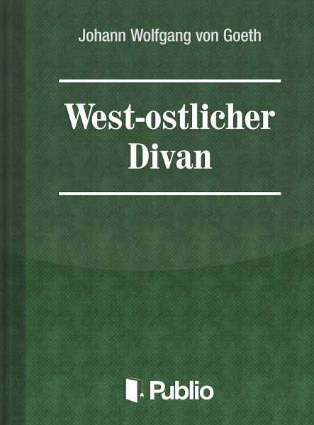 West-östlicher Divan (ekönyv)