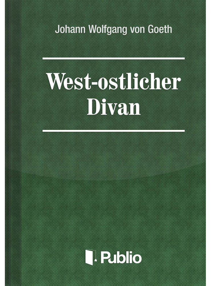 West-östlicher Divan (ekönyv) West-östlicher Divan (ekönyv)