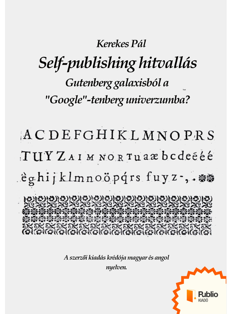 Self-publishing hitvallás