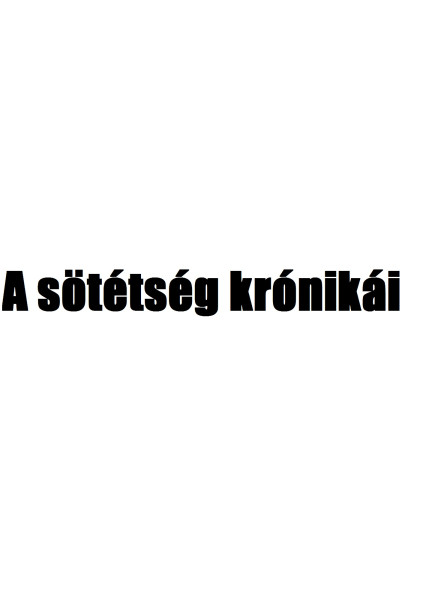 A sötétség krónikái (ekönyv)