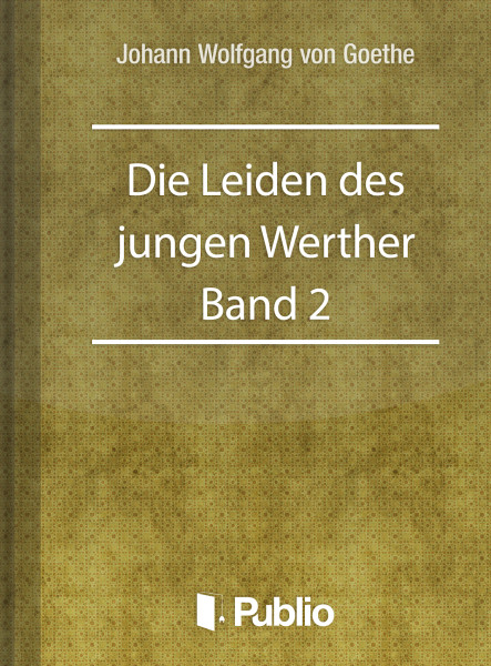 Die Leiden des jungen Werther - Band 2 (ekönyv)