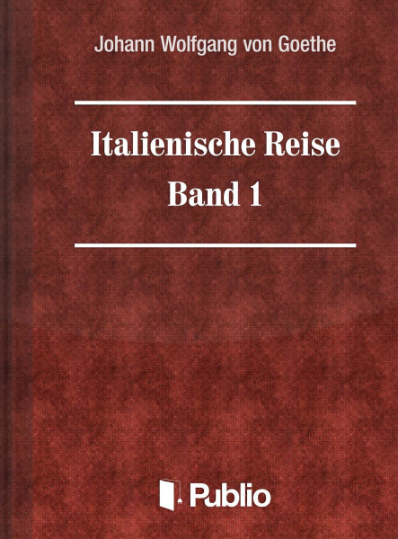Italienische Reise  -  Band 1 (ekönyv)