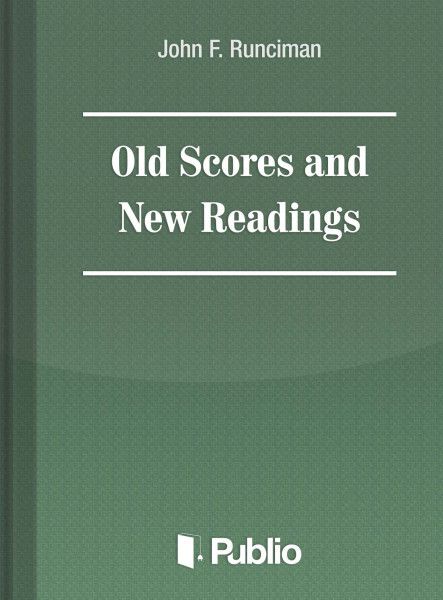 Old Scores and New Readings (ekönyv)