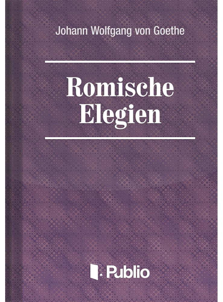 Roemische Elegien (ekönyv) Roemische Elegien (ekönyv)