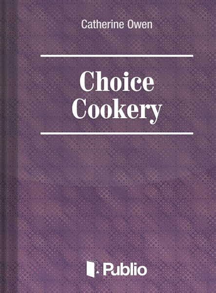 CHOICE COOKERY (ekönyv)
