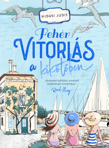 Fehér vitorlás a kikötőben (ekönyv)