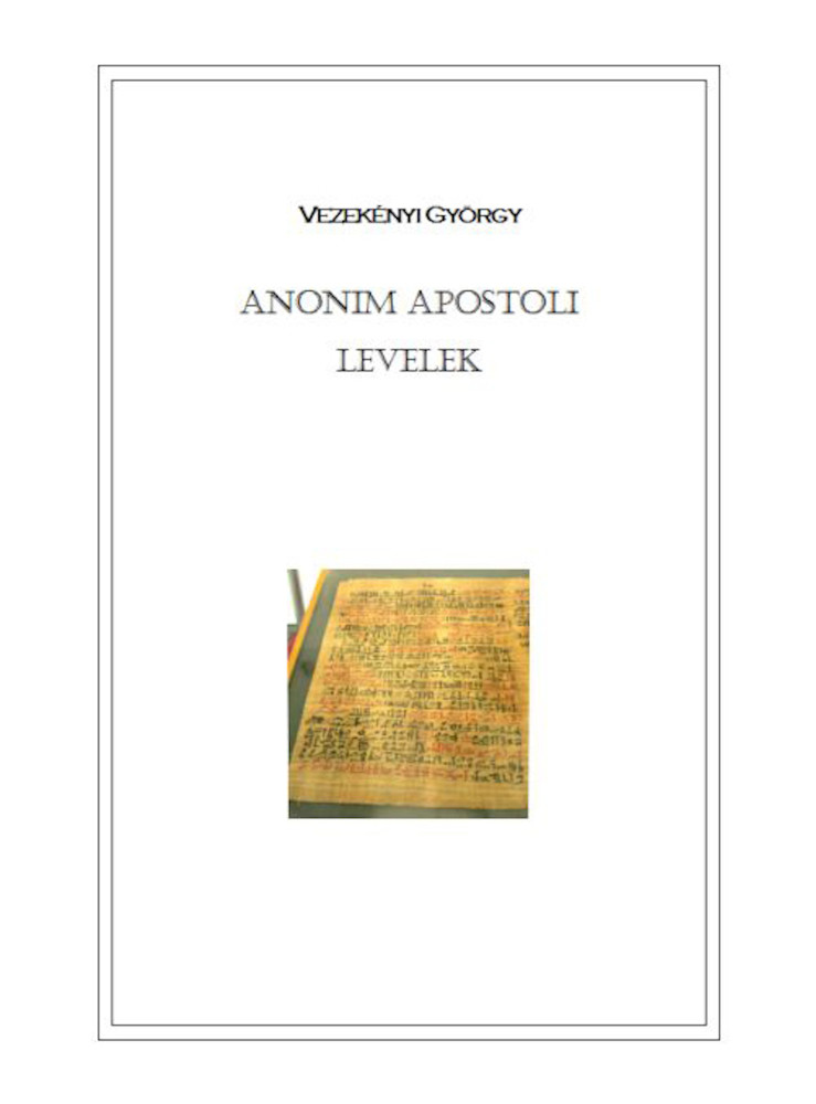 Anonim apostoli levelek (ekönyv) Anonim apostoli levelek (ekönyv)
