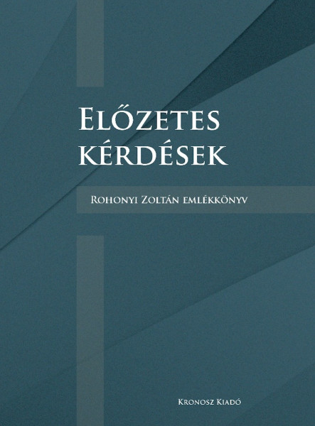 Előzetes kérdések (ekönyv)