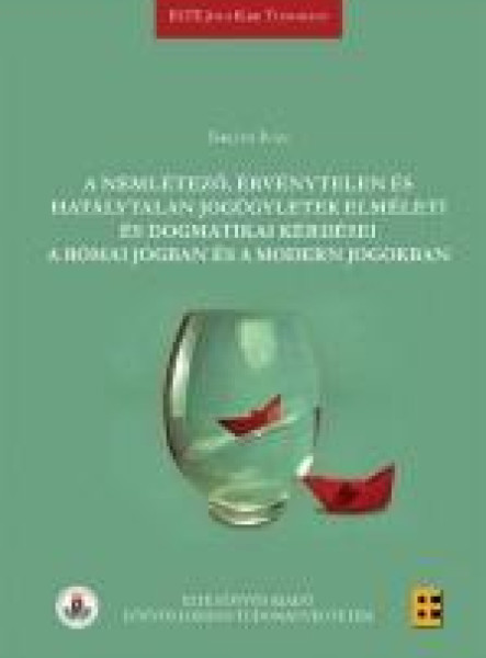 A NEMLÉTEZŐ, ÉRVÉNYTELEN ÉS HATÁLYTALAN JOGÜGYLETEK ELMÉLETI ÉS DOGMATIKAI KÉRDÉ