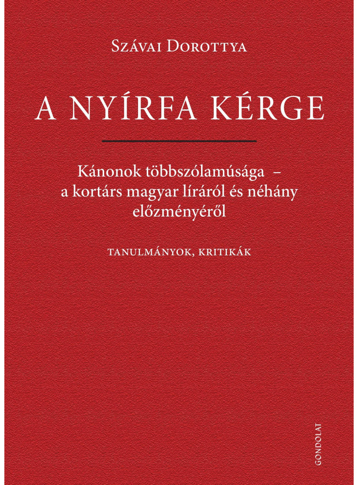 A NYÍRFA KÉRGE - KÁNONOK TÖBBSZÓLAMÚSÁGA A NYÍRFA KÉRGE - KÁNONOK TÖBBSZÓLAMÚSÁGA