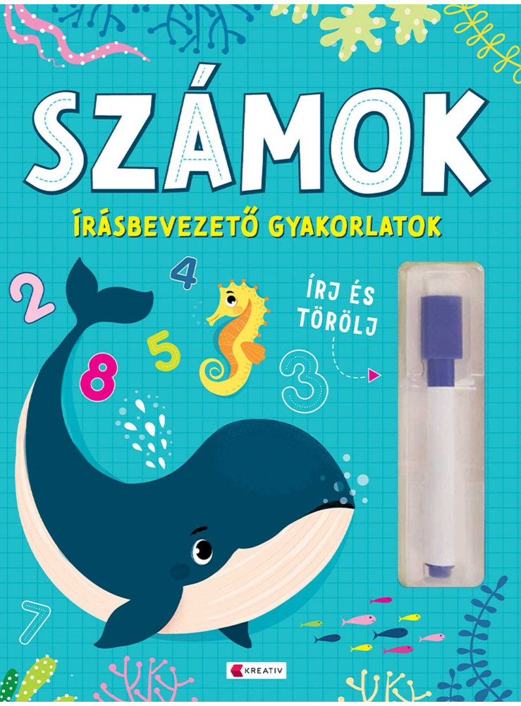 SZÁMOK - ÍRÁSBEVEZETŐ GYAKORLATOK (ÍRJ ÉS TÖÖRLJ)
