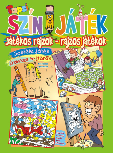 TAPSI SZÍN-JÁTÉK - JÁTÉKOS RAJZOK-RAJZOS JÁTÉKOK