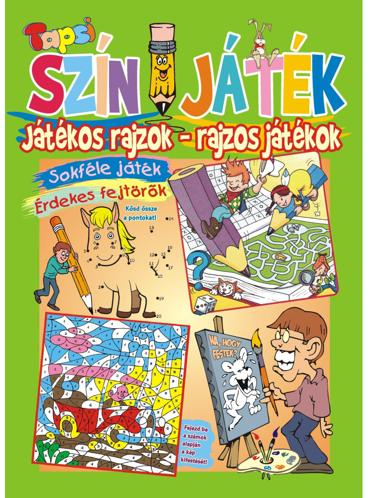 TAPSI SZÍN-JÁTÉK - JÁTÉKOS RAJZOK-RAJZOS JÁTÉKOK