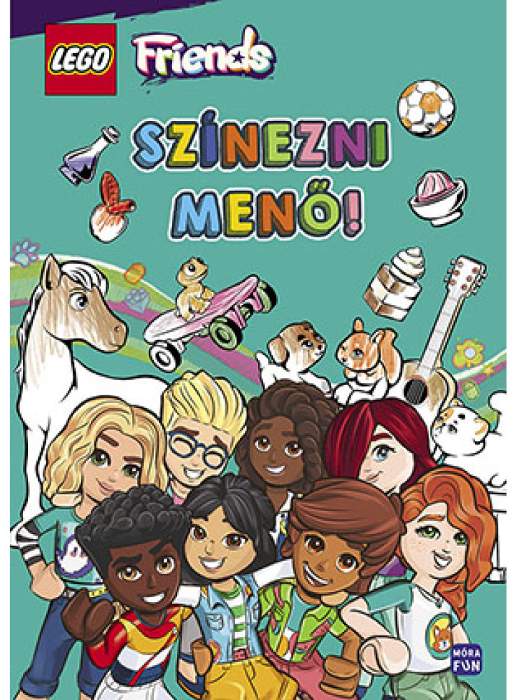 LEGO FRIENDS - SZÍNEZNI MENŐ!