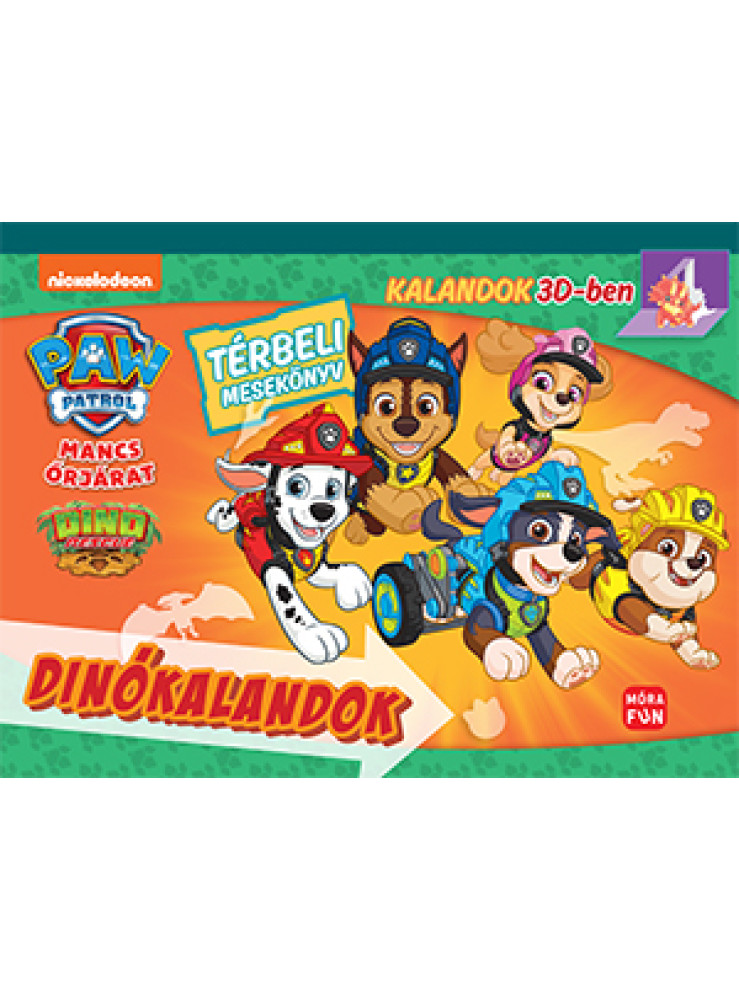 MANCS ŐRJÁRAT - DINÓKALANDOK - TÉRBELI MESEKÖNYV