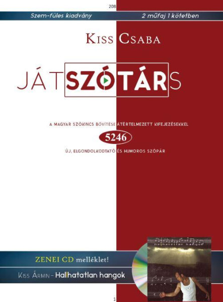 JÁTSZÓTÁRS - ZENEI CD MELLÉKLETTEL