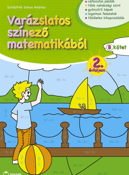 VARÁZSLATOS SZÍNEZŐ MATEMATIKÁBÓL 2. ÉVFOLYAM - B KÖTET