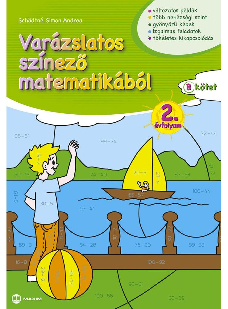 VARÁZSLATOS SZÍNEZŐ MATEMATIKÁBÓL 2. ÉVFOLYAM - B KÖTET