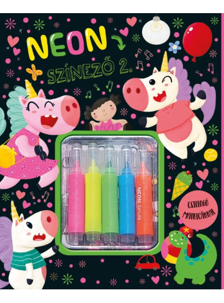 NEON SZÍNEZŐ 2. (5DB FILCTOLLAL)