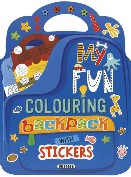 MY FUN COLOURING BACKPACK - BOYS (ANGOL)