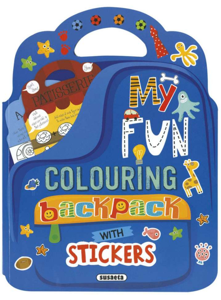 MY FUN COLOURING BACKPACK - BOYS (ANGOL) MY FUN COLOURING BACKPACK - BOYS (ANGOL)
