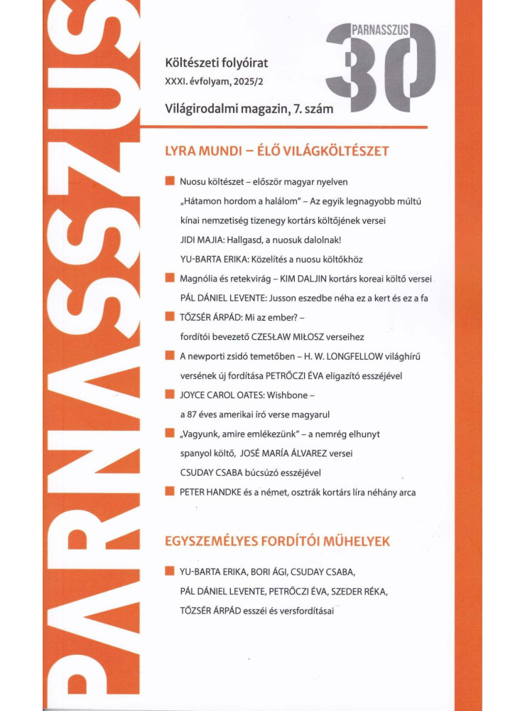 PARNASSZUS 2025/2 PARNASSZUS 2025/2