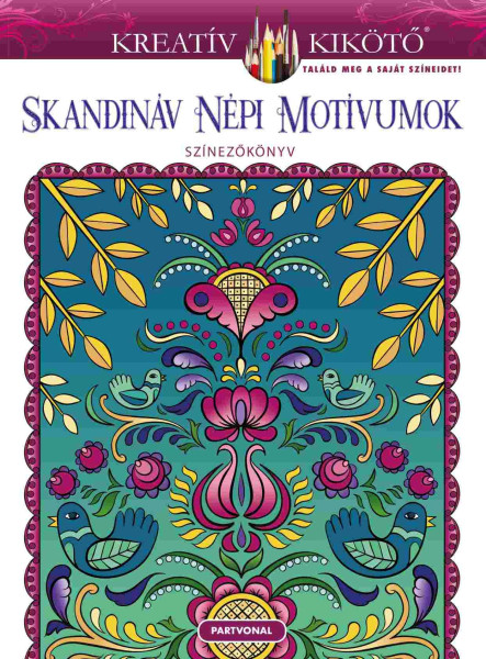 SKANDINÁV NÉPI MOTÍVUMOK - SZÍNEZŐKÖNYV