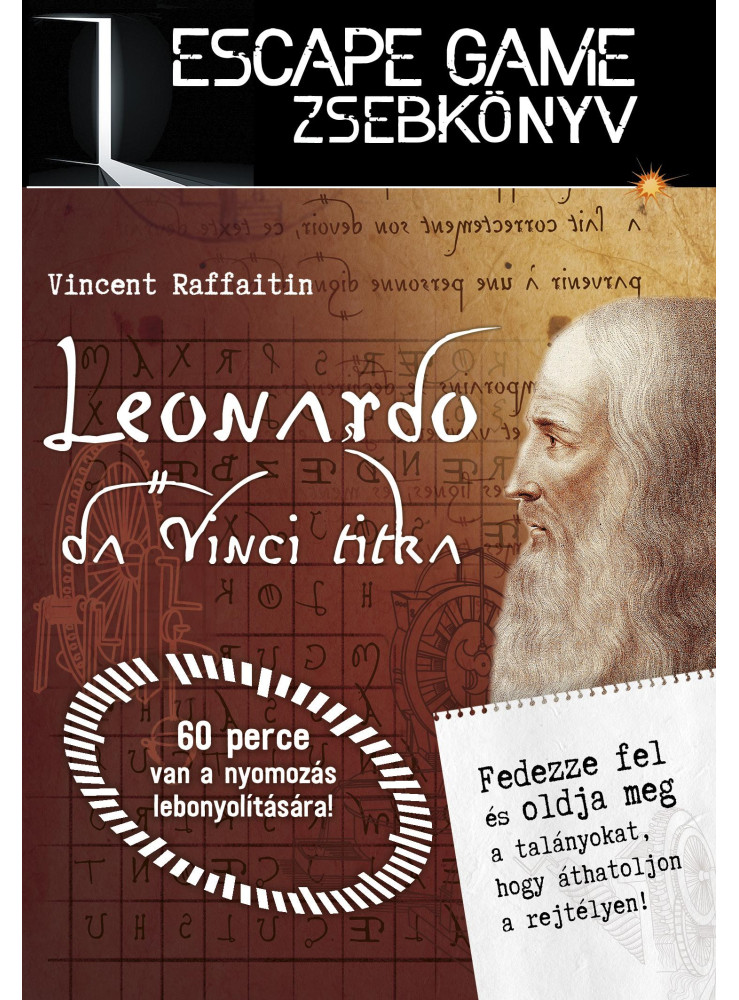LEONARDO DA VINCI TITKA - ESCAPE GAME ZSEBKÖNYV