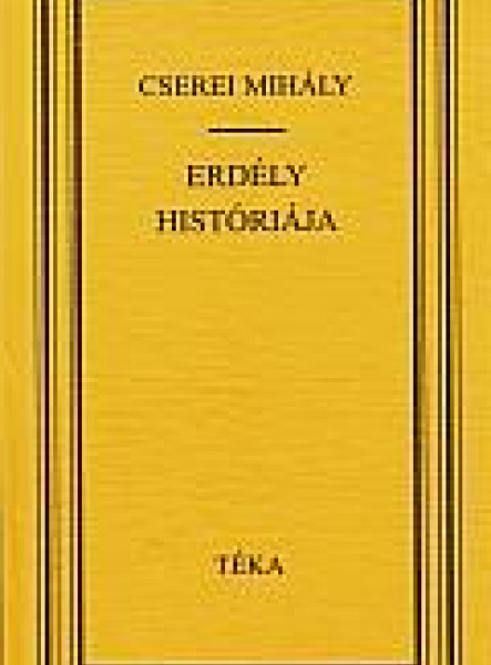 ERDÉLY HISTÓRIÁJA