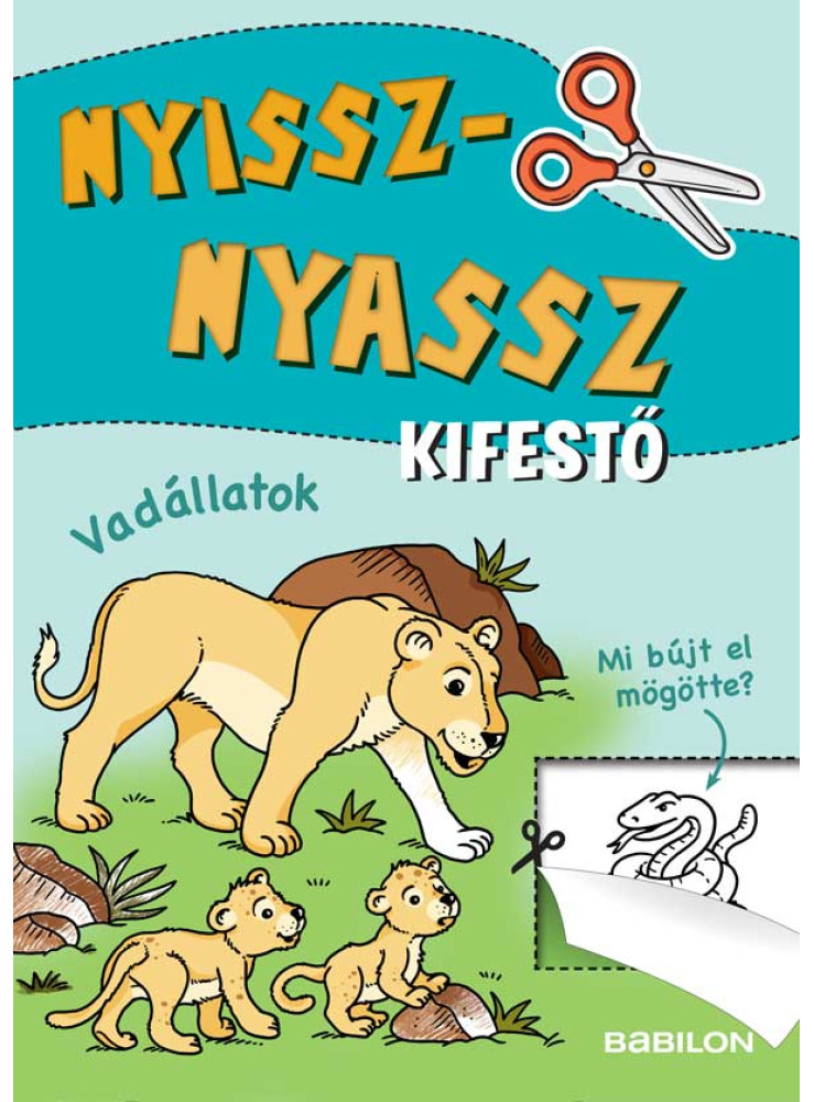 NYISSZ-NYASSZ - VADÁLLATOK - KIFESTŐ NYISSZ-NYASSZ - VADÁLLATOK - KIFESTŐ