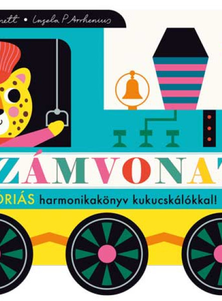 SZÁMVONAT - ÓRIÁS HARMONIKAKÖNYV KUKUCCSKÁLÓKKAL
