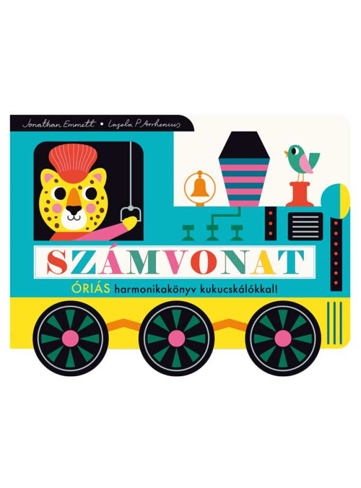 SZÁMVONAT - ÓRIÁS HARMONIKAKÖNYV KUKUCCSKÁLÓKKAL