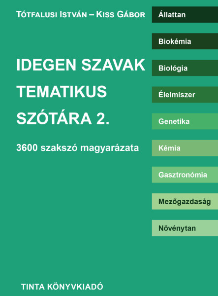 IDEGEN SZAVAK TEMATIKUS SZÓTÁRA 2.