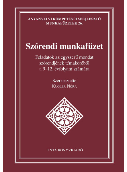 SZÓRENDI MUNKAFÜZET