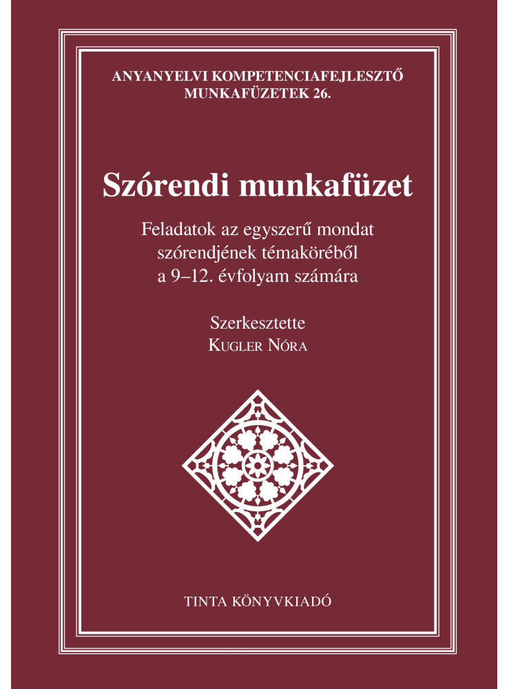 SZÓRENDI MUNKAFÜZET