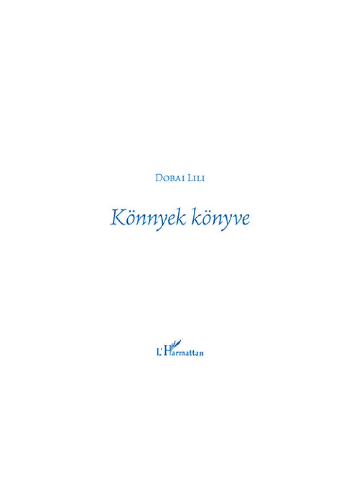 KÖNNYEK KÖNYVE KÖNNYEK KÖNYVE