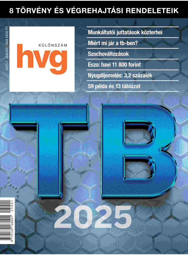 TB 2025 - HVG KÜLÖNSZÁM TB 2025 - HVG KÜLÖNSZÁM