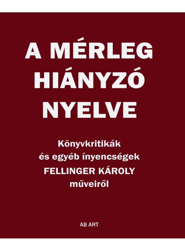 A MÉRLEG HIÁNYZÓ NYELVE