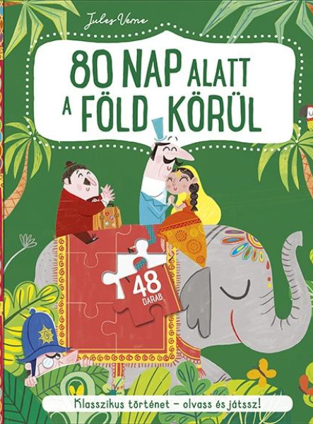 80 NAP A FÖLD KÖRÜL (KÖNYV + PUZZLE)