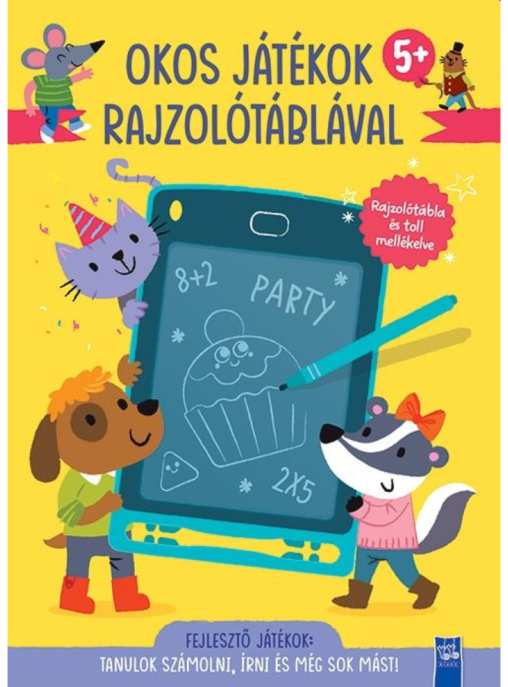 OKOS JÁTÉKOK RAJZOLÓTÁBLÁVAL (5+) - TANULOK SZÁMOLNI, ÍRNI ÉS MÉG SOK MÁS!
