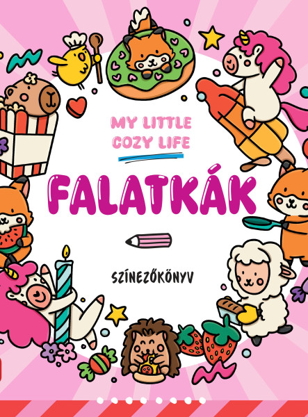 FALATKÁK - MY LITTLE COSY LIFE - SZÍNEZŐKÖNYV